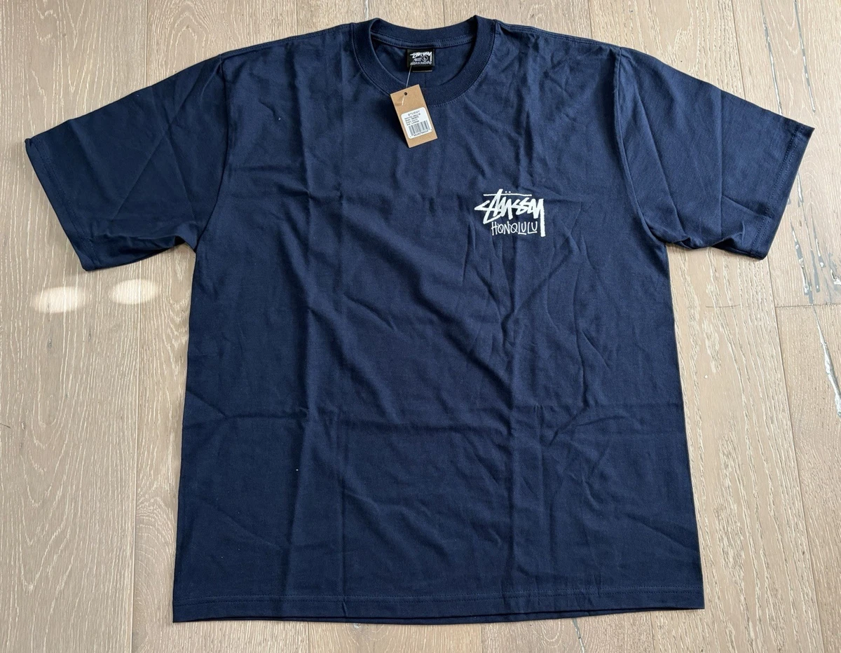 OLDStussy ネイビー Tシャツ Stussy Blue T-Shirts for Men for sale | eBay