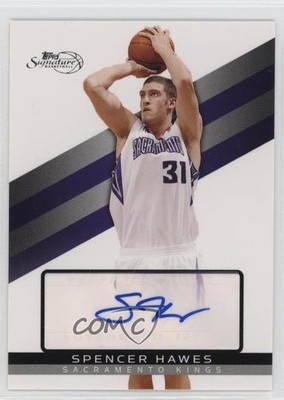 2008-09 Topps Signature Auto 247/999 Spencer Hawes #TSA-SH Auto 05fy