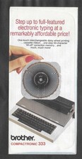 US 1985 Advertisement Cover Flyer Standard Oil Co. Brother Typewriter thumbnail