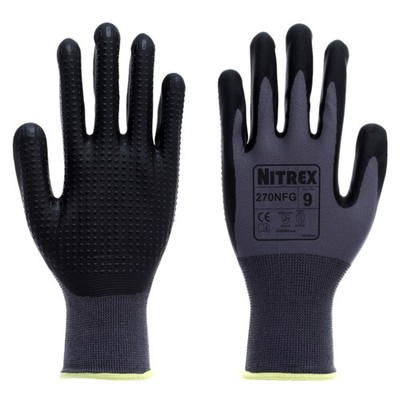 Arbeitshandschuhe | 10 Paar Nitrex 270NFG | Gr. 6 - 11 | Schutzhandschuhe