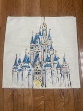 Funda de Almohada Castillo Disney SOLO 17x18 Bronceado Almohada Princesa