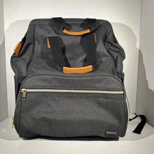 Teamoy Grey Brest Pump Large Backpack diaper bag