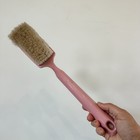 FULLER BRUSH LONG HANDLED 13 INCH BATH SHOWER BACK SCRUBBER PINK VTG 1950S