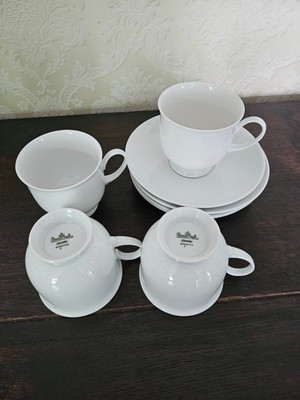 Rosenthal classic Kaffeetasse mit Untertasse 4 x weiß