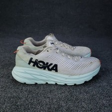 Hoka One On Rincon 3 Shoes Women Size 9 White Blue Running Sneakers 1119396 WBGL