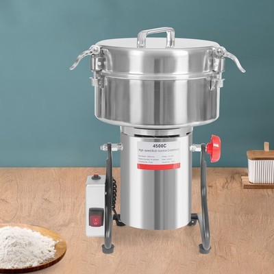 4500g Commercial Grain Mill Grinder Grind Dry Electric Grain Mill Grinder 5000W