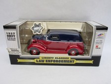 Liberty Classics 1937 Chevy Sedan Delivery Cleveland Police 1:24 New