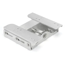 Adjustable 4'' Aluminum Jack Plate Tool for Outboard Boat Motor Silver JPL4400