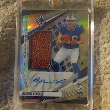 2023 Panini Phoenix Dalton Kincaid Rising Rookie RC RPA Ball Patch Auto # /199