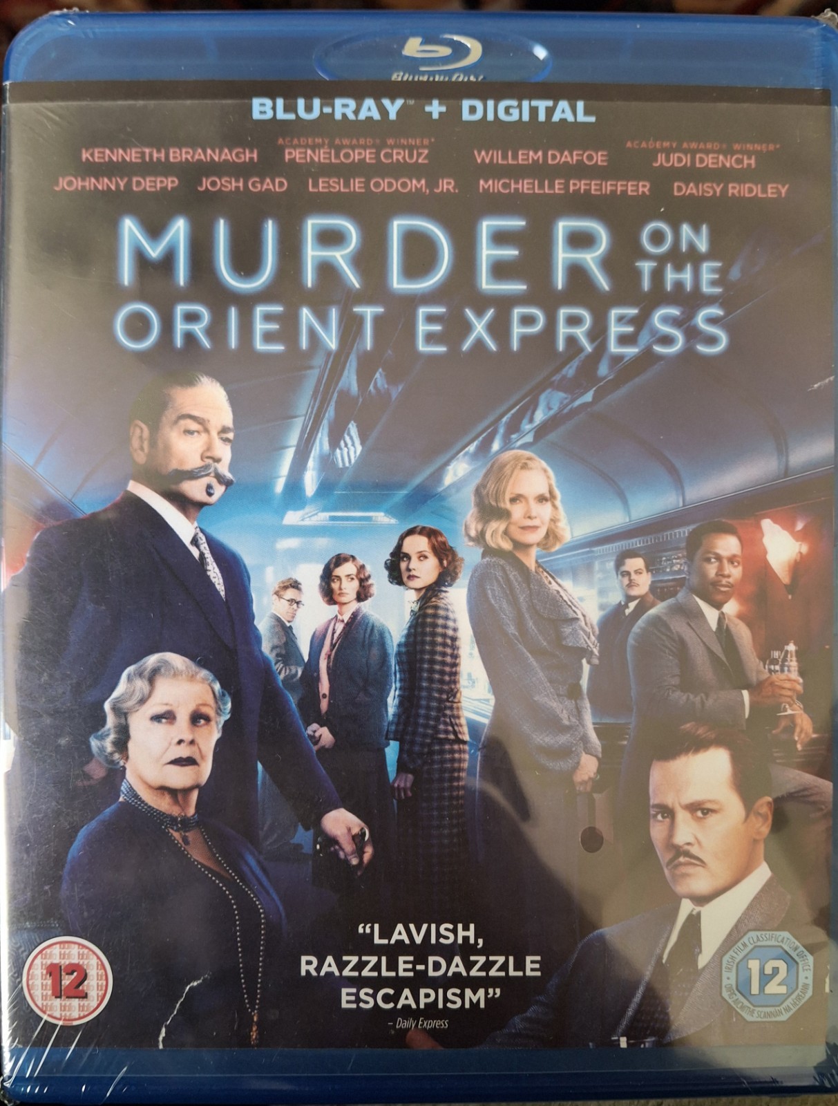Murder On the Orient Express Blu-ray 2018 Kenneth Branagh Brand New Sealed