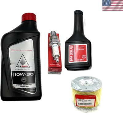 #ad Complete Honda GX340 GX390 Tune Up Kit with 44oz Motor Oil amp; Genuine Parts $81.19