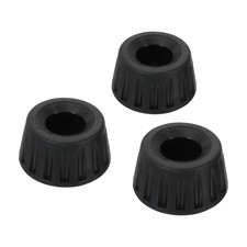 3 Pack Universal 15mm ID Rubber Tripod Feet Anti-Slip Tripod Replacement Black