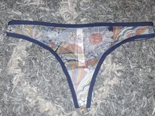 VS Mesh Older Style thong NEW size Xs Mixed Floral Print