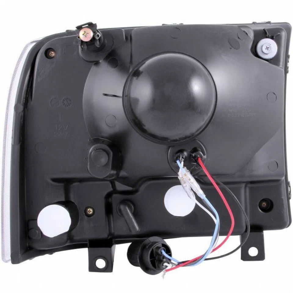 Faros de cristal negros ANZO para Ford F-250/F-350 Super Duty 1999-2004 Foto 2 de 4