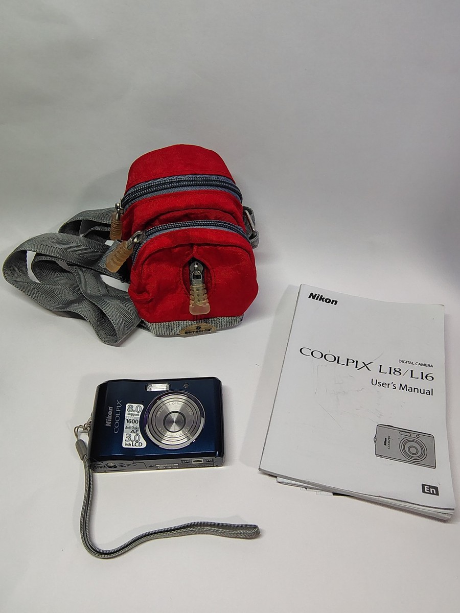 Nikon COOLPIX L18 8.0MP Digital Camera - Blue for sale online | eBay