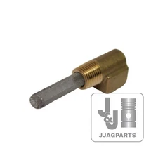 Carburetor Fuel Inlet Elbow & Strainer Assy. Fits Many Case Tractors