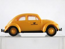 Brekina VW berlina (1964) "DEUTSCHE BUNDESPOST" in giallo 1:87/H0 mai usata