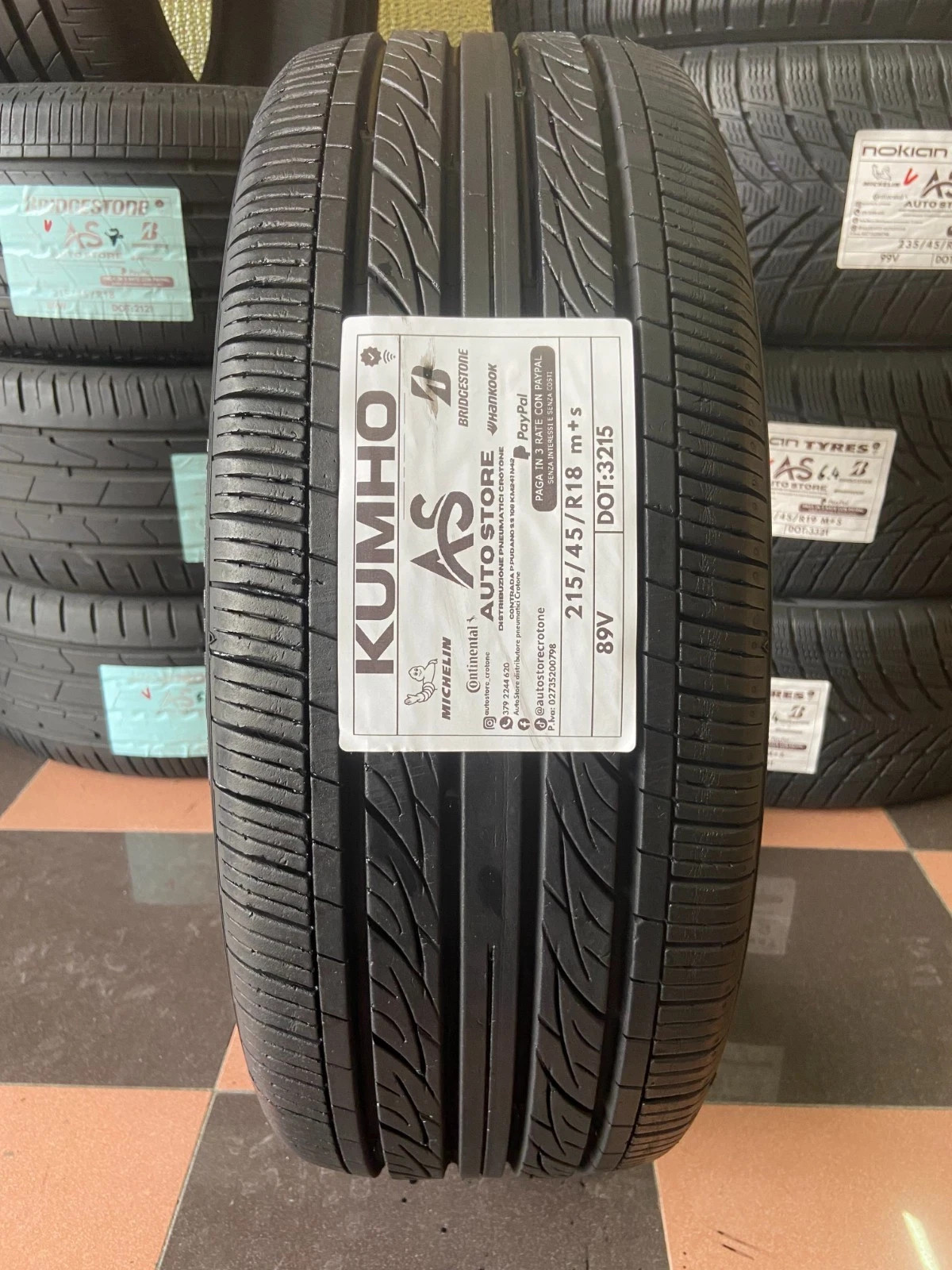 Kumho Solus XC 215/45 R18 89V M+S (Usati) DOT 3215 Estivo