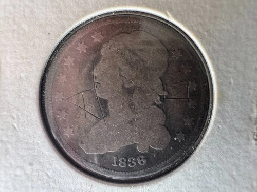 1836-P Capped Bust Quarter — photo from another recent sale
