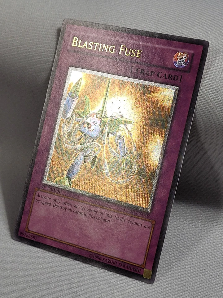YuGiOh TCG Blasting Fuse - 1st Ultimate - CDIP-EN049 LP Name imprint  Misprint - Image 2 of 4