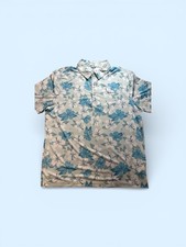 Hurley Aloha Polo Golf Shirt Men's XL Hawaiian Performance Floral Stretch
