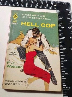 Hell Cop P.J. Wolfson (Originally Bodies Are Dust) paperback Berkley Diamond