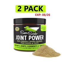 Super Snouts Joint Power 100 Green Lipped Mussels for Dogs Cats - 2 PACK