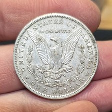 1890 o Morgan Silver Dollar $1 Coin New Orleans Circulated 0.9 Fineness