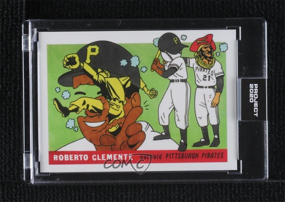 2020 Topps Project 2020 1955 Topps /4280 Roberto Clemente Ermsy #197 HOF i1f