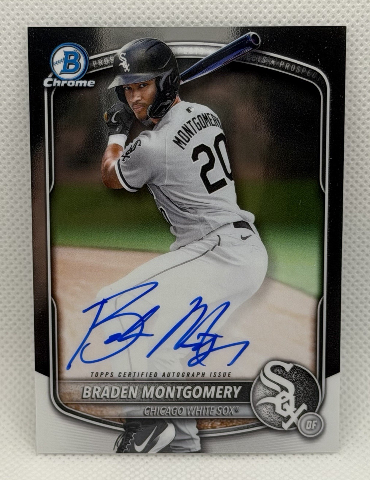 2025 Topps Bowman Chrome #CPA-BM Braden Montgomery White Sox Auto