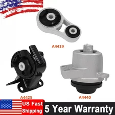 3x Motor & Trans & Torque Strut Mount for Mazda CX-7 2007-2012 2.5L  2.3L Auto.