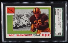 1955 Topps All American Doc Blanchard #59 SGC 84 1q7