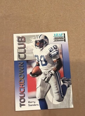 1998 Leaf Rookies & Stars - Touchdown Club Barry Sanders #4 /5000