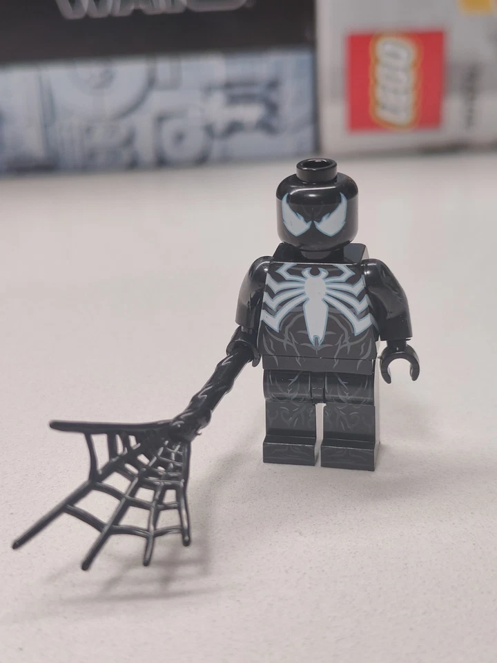 NUEVA Minifigura Lego Personalizada Marvel Symbiote Spiderman Especial SDCC Foto 3 de 3