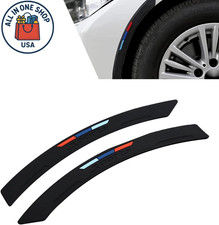 Car Wheel Arch Protectors - Self-Adhesive Silicone Fender Trim Strips Black
