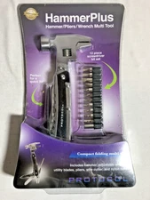 Protocol Hammer Plus Multi Hammer Pliers Wrench Knife Screwdriver Bit Set