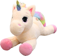 PlüSch Einhorn Kuscheltier 40/60Cm Hoch Super Weiches Einhorn Kissen-Stofftier S