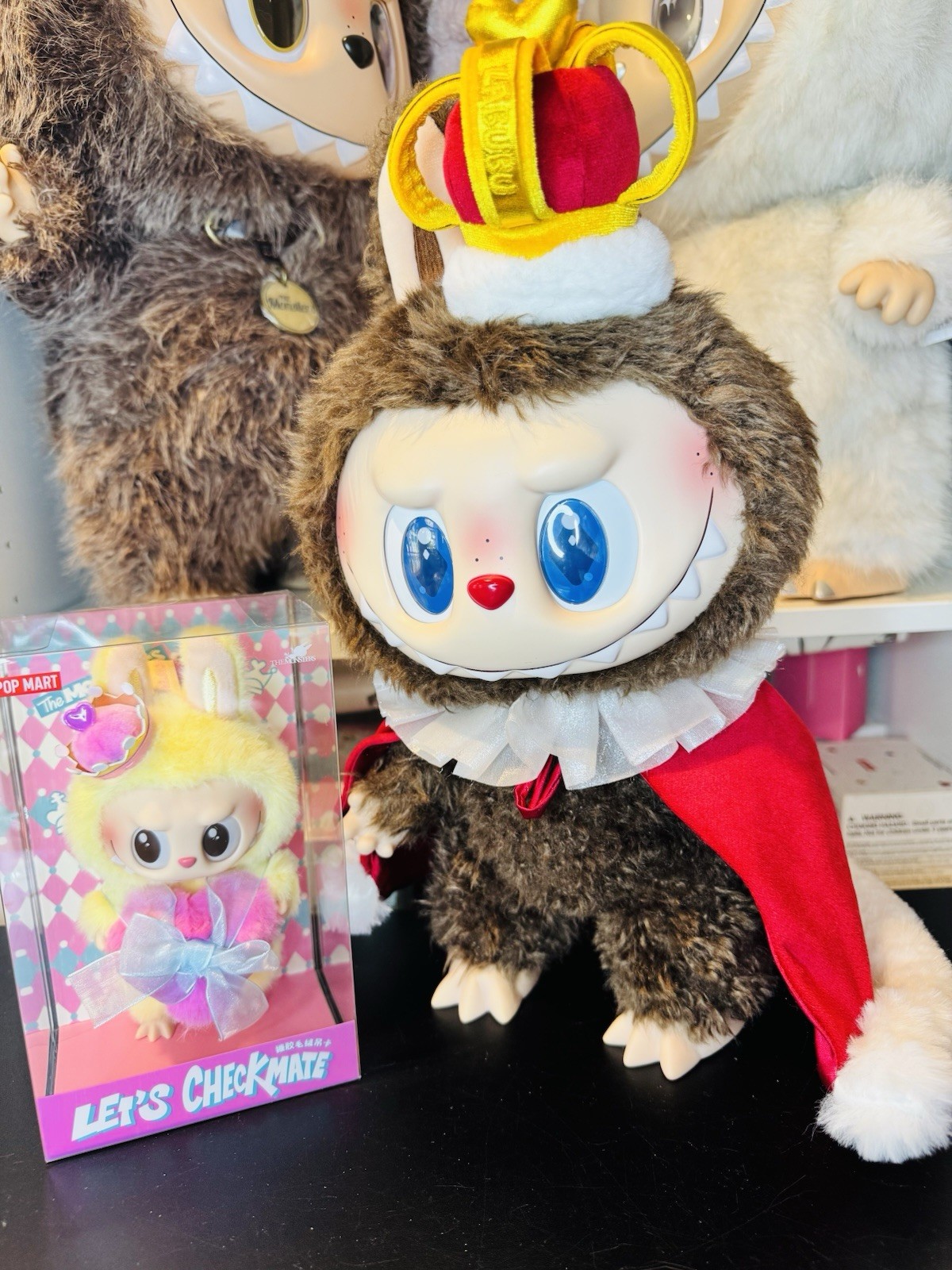 Labubu Let's Checkmate Bundle with King Doll & Queen Pendant by Pop Mart US