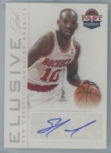 2013-14 Panini Past & Present Elusive Ink Sam Cassell Auto Houston Rockets #25