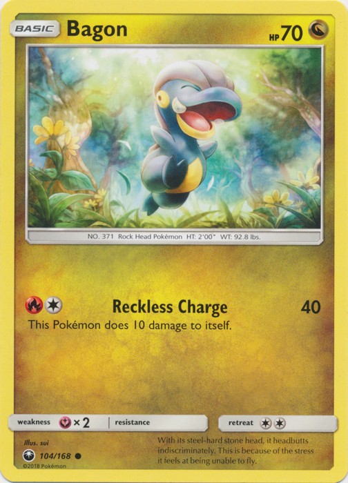 Bagon - 104/168 - Common (Near Mint) Celestial Storm - Dragon Pokémon