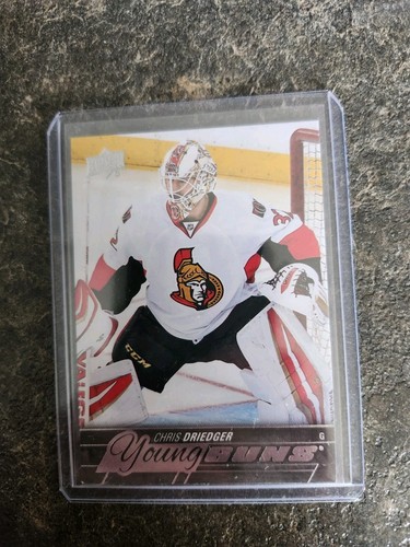 2015-16 Upper Deck Series 2 Young Guns Chris Driedger YG RC Card# 482