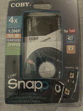 Coby Snapp CAM3001 Handheld Camcorder 1.3MP 4x Digital Zoom 1.44" LCD