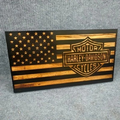 New Handmade Carved Wooden Flag For Home Wall Decorative Item Perfect For Gift