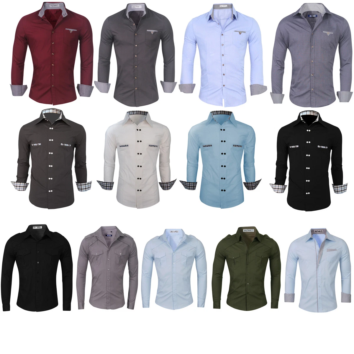 Long-Sleeved Regular Evening Shirt - Men - Ready-to-Wear