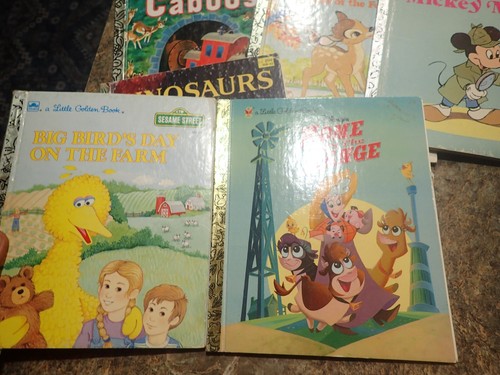 Vintage 20 Little Golden Books Bugs Bunny Barbie Home on the Range - Picture 5 of 8
