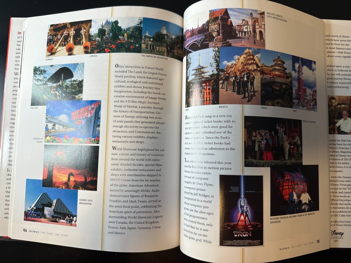 Disney: The First 100 Years (1999) - Hardcover - 198 Pages