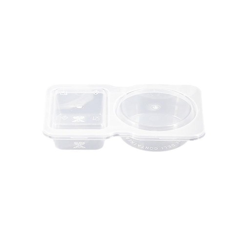 Double Compartment Condiment Container Condiment Containers with Lids' D0Y7 Y3J3 - Picture 15 of 20