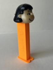PEZ LUCY VAN PELT CANDY DISPENSER ORANGE STEM PEANUTS CHARLIE BROWN SNOOPY VTG