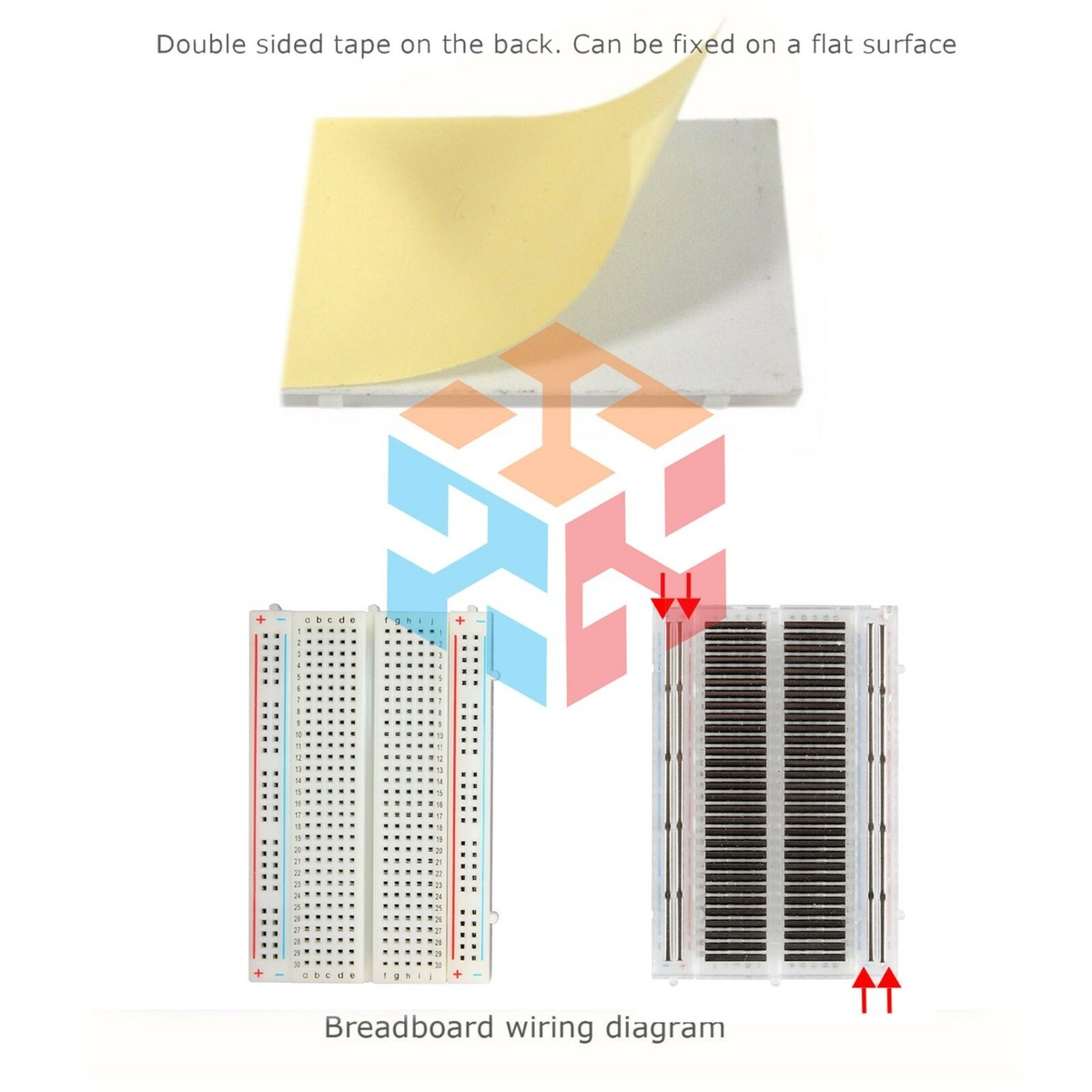 Kit Sviluppo Circuiti MB-102 10 Breadboard MB-102 Da 830 Punti - Per Prototipazione Elettronica Senza Saldatura Banana Board Per Test - Foto 8