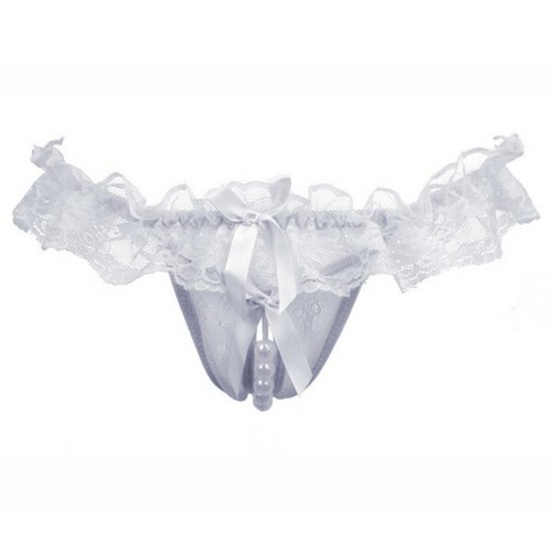 Sexy Mujeres Perla Encaje Tanga Bragas Lencería Ropa Interior Entrepierna T-back - Imagen 26 de 43